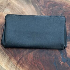 Black Leather Clutch